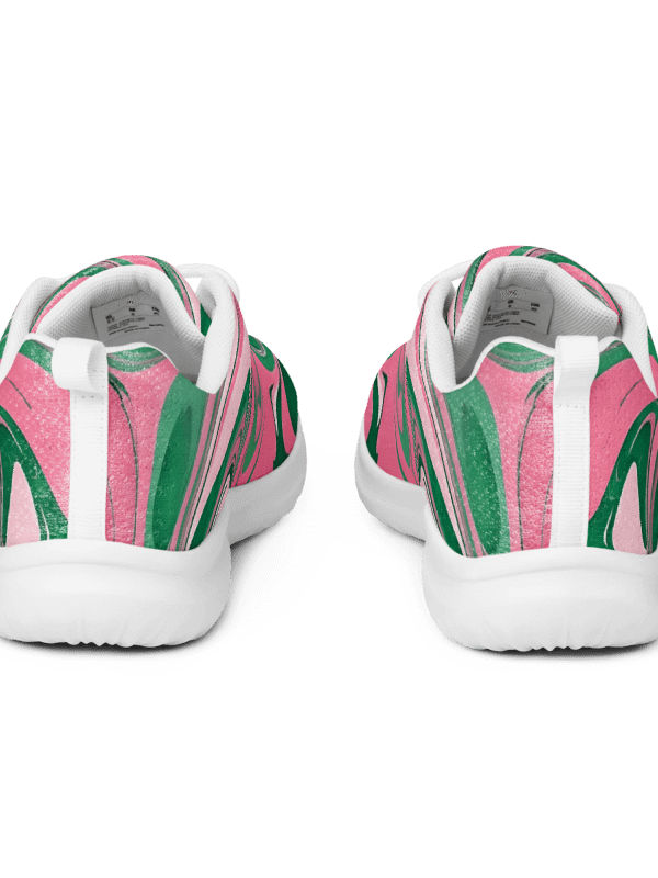 Women's Oh So Pretty Pink & Green Painted Athletic Kicks product image (7)