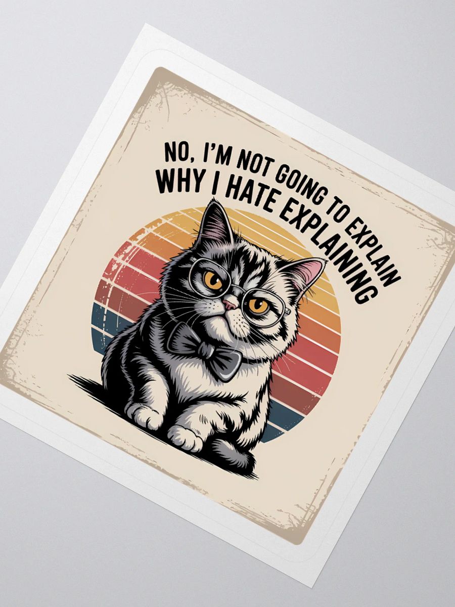 I Hate Explaining Human Design Manifestor Sticker product image (4)