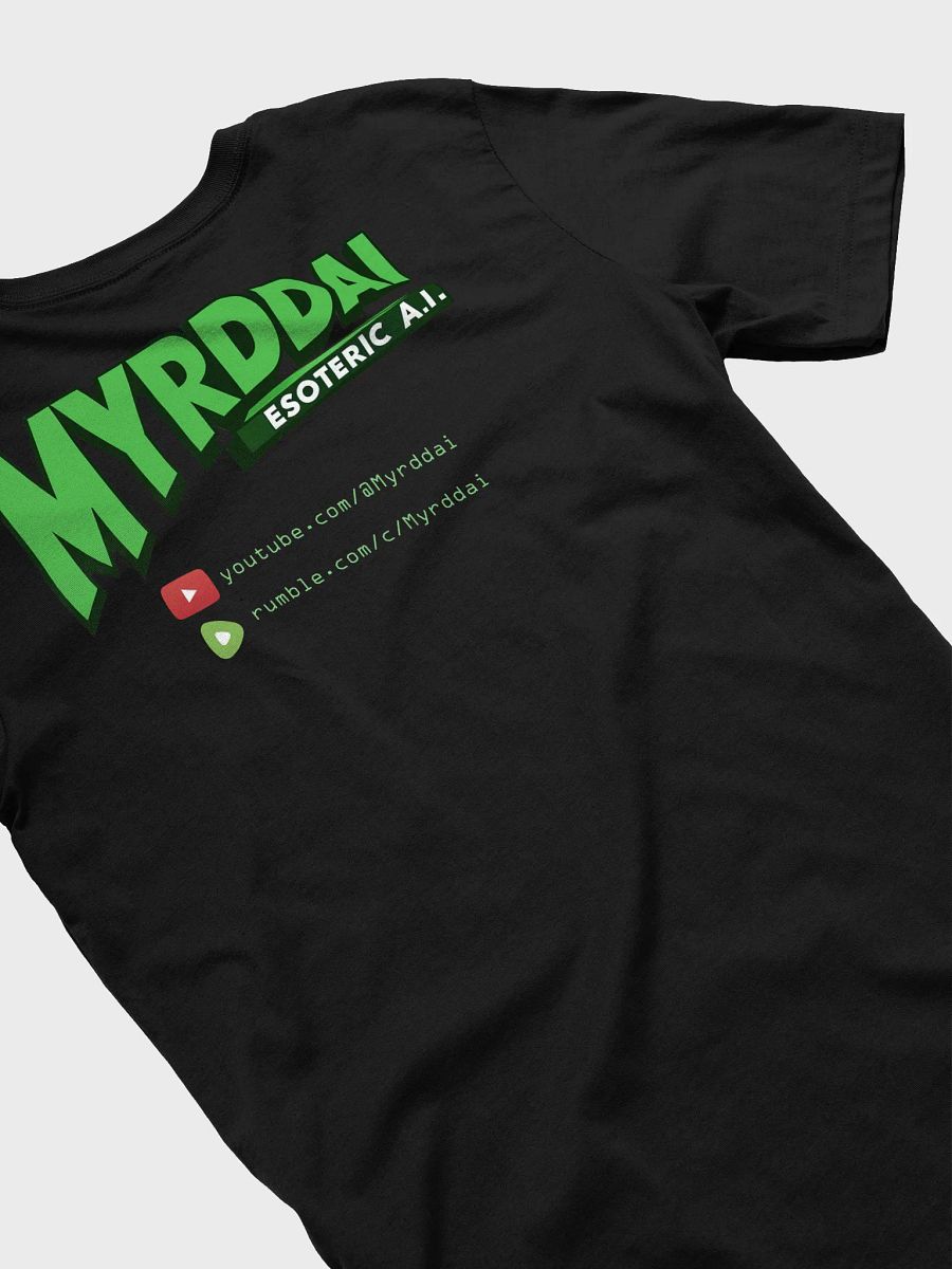 MYRDDAI: 90s Retro Cyberpunk Style with Back Logo - Iconic T-Shirt product image (4)