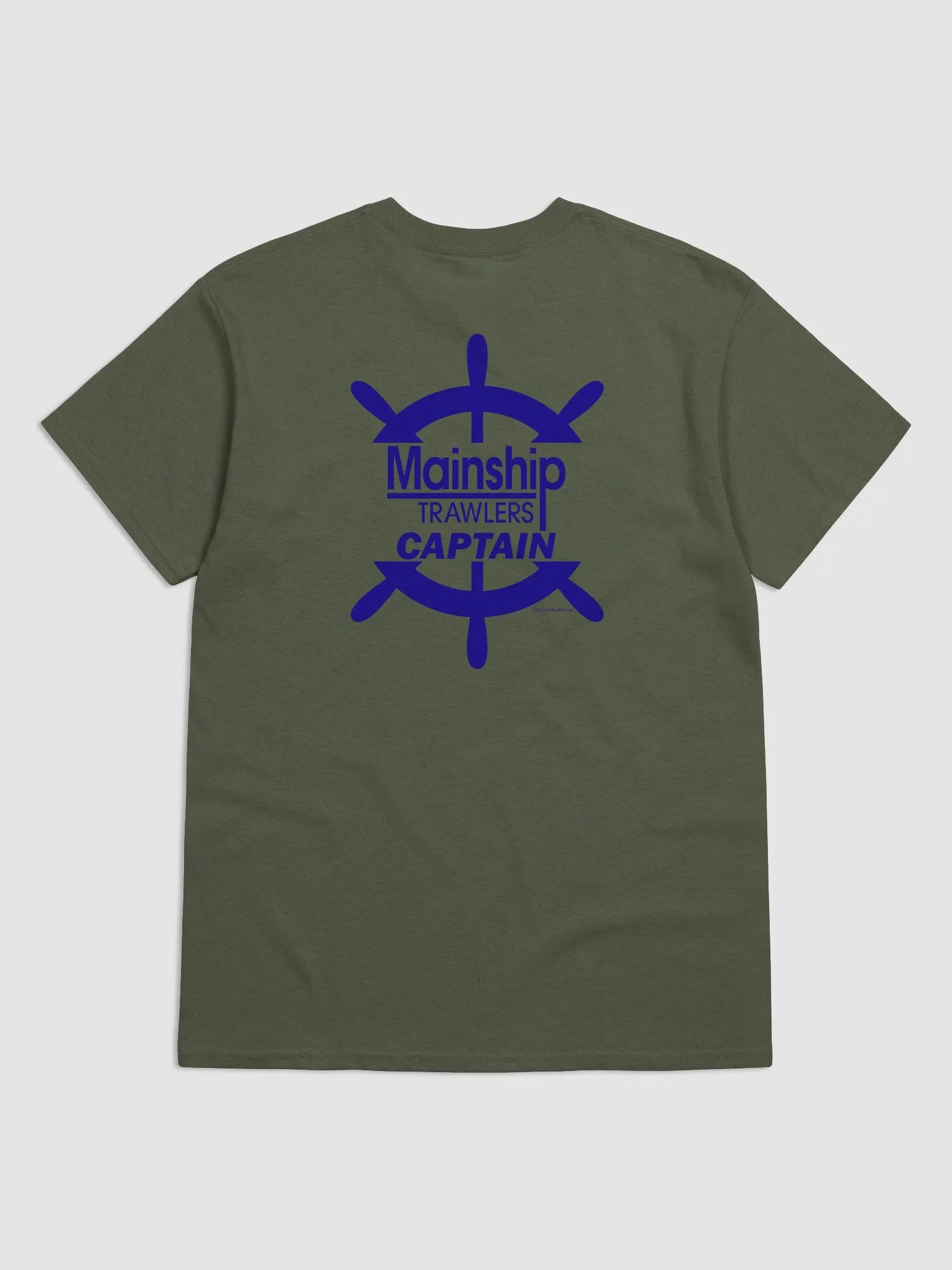 Mainship Captain - T-Shirt - Light Shirt w/Blue Logo product image (4)