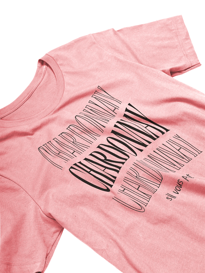 Chardonnay Lovers Tee – The Ultimate Wine Aesthetic product image (1)