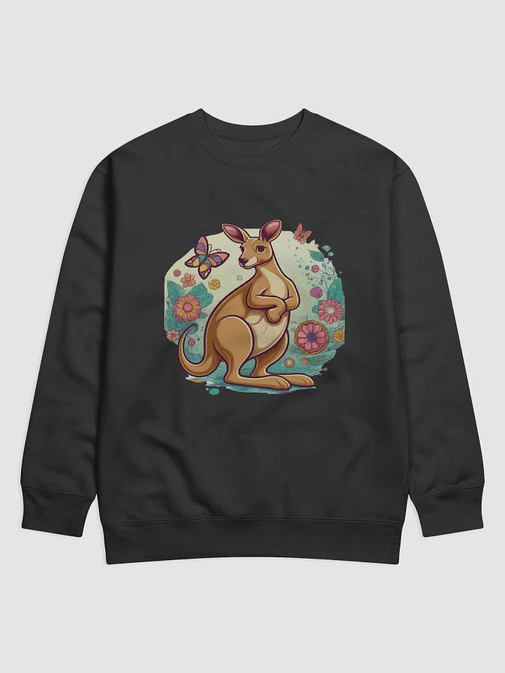 Whimsical Kangaroo Garden Sweatshirt product image (1)