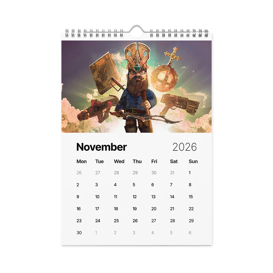 Oxhorn's 2026 Thumbnail Calendar product image (12)