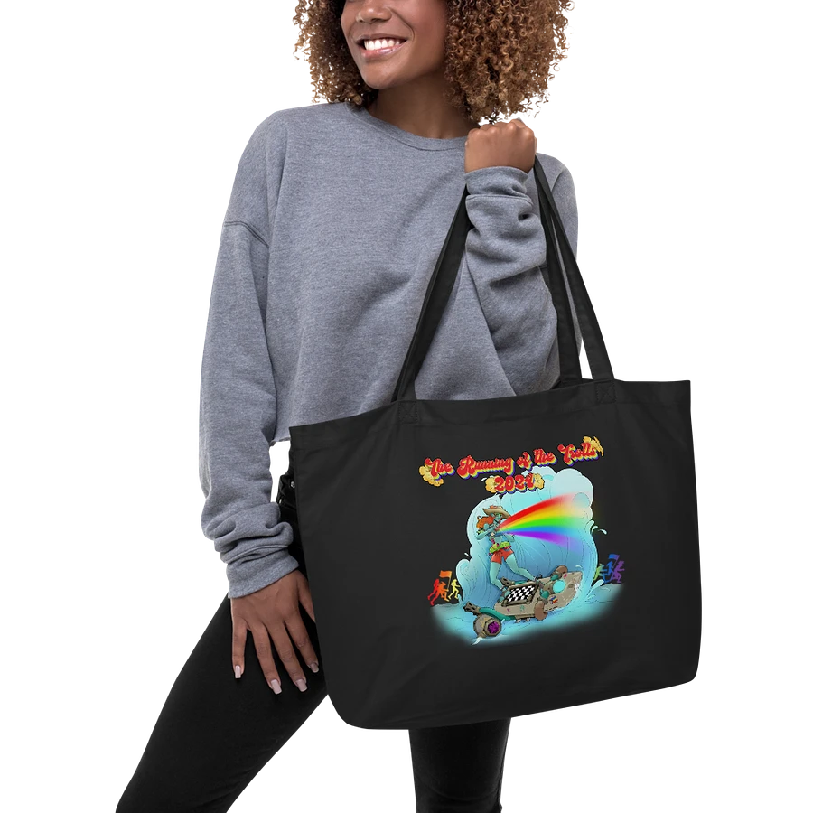 Running of the Trolls Rainbow Large Eco Tote - by Mischi product image (5)