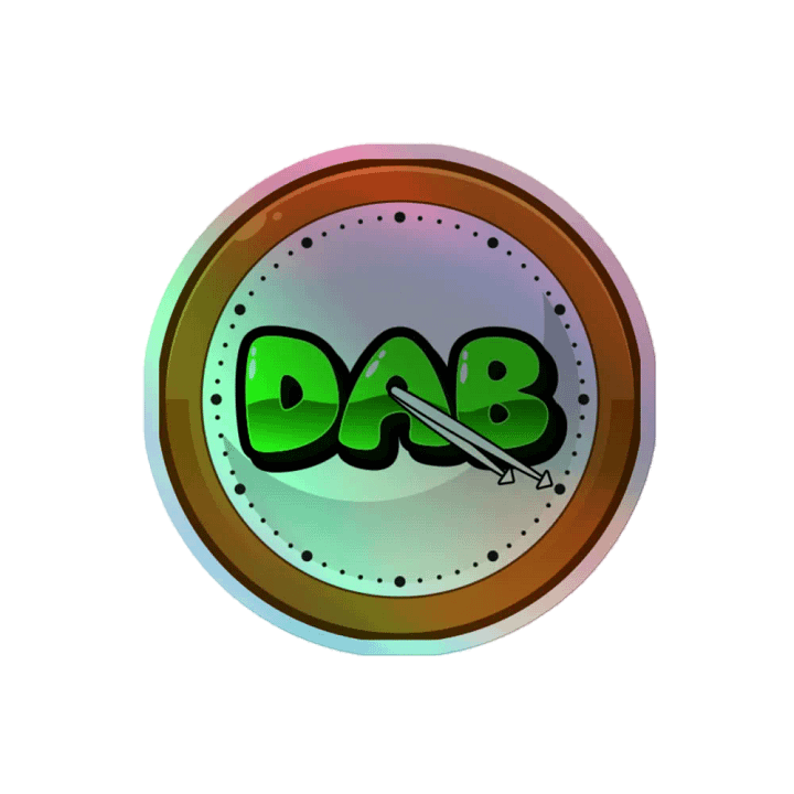 Dab Time Holographic Sticker product image (2)