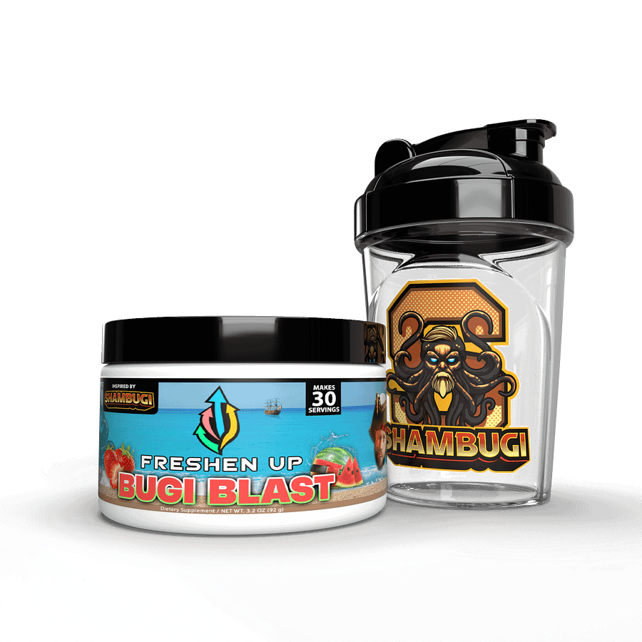 Freshen Up Bugi Blast Energy Tub and Shaker Combo Gift product image (1)
