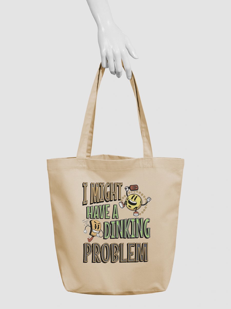 I Might Have A Dinking Problem Pickleball Whimsical Paddle Ball Tote Bag product image (3)