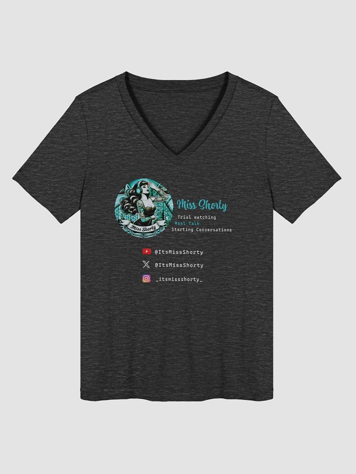 Miss Shorty all over the web! V neck T product image (3)