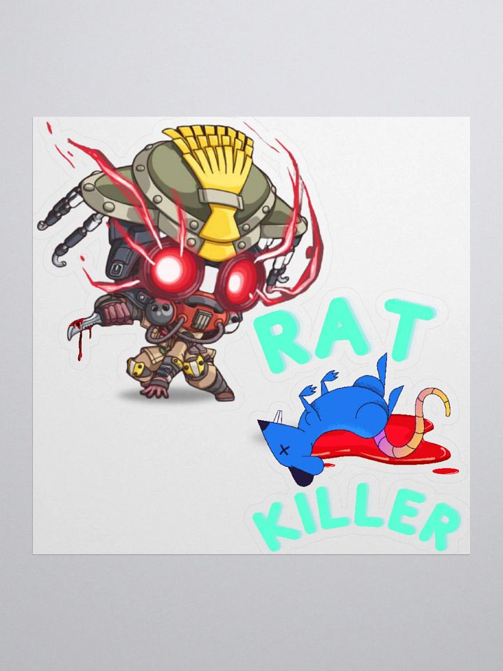 Rat killer sticker product image (1)