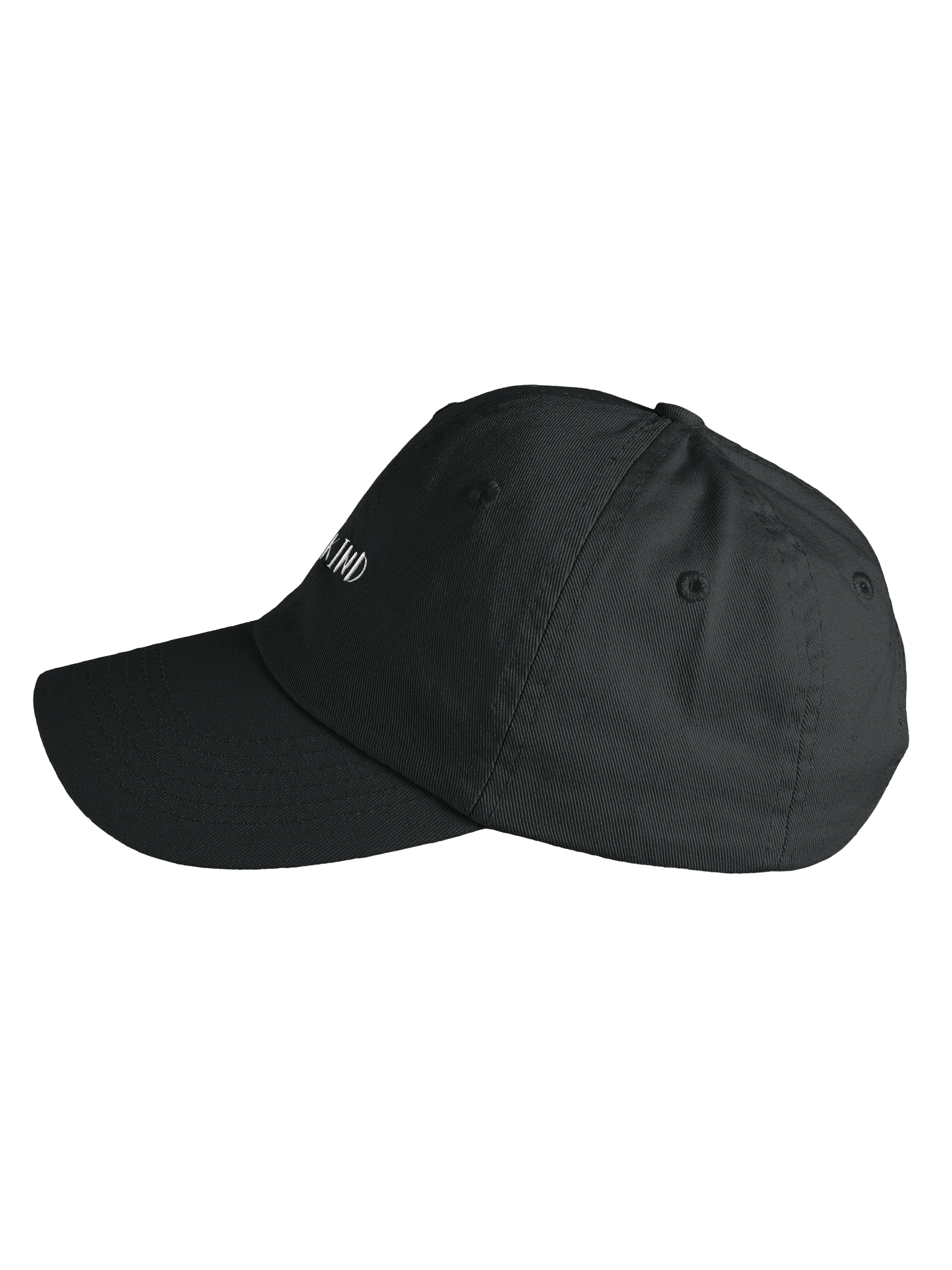 Youth “Bee Kind” Cap | Adjustable Black Cotton Twill Hat product image (3)