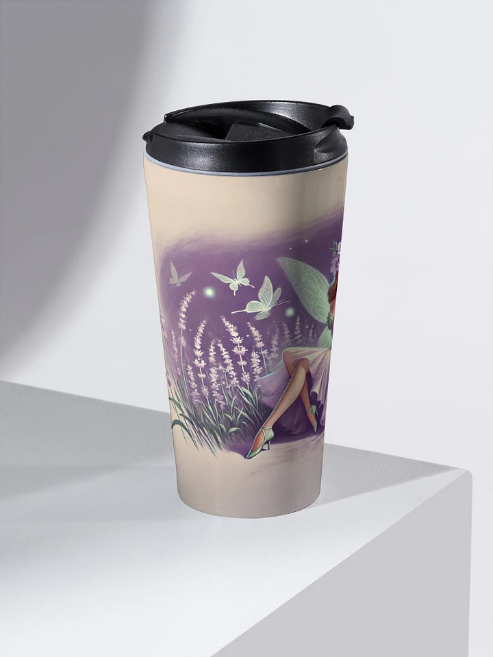 Enchanted Lavender Fairy Stainless Steel Travel Mug product image (2)