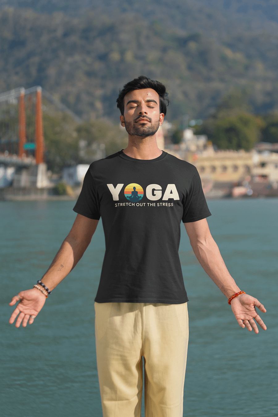 Yoga - Stretch Out the Stress Tee product image (43)