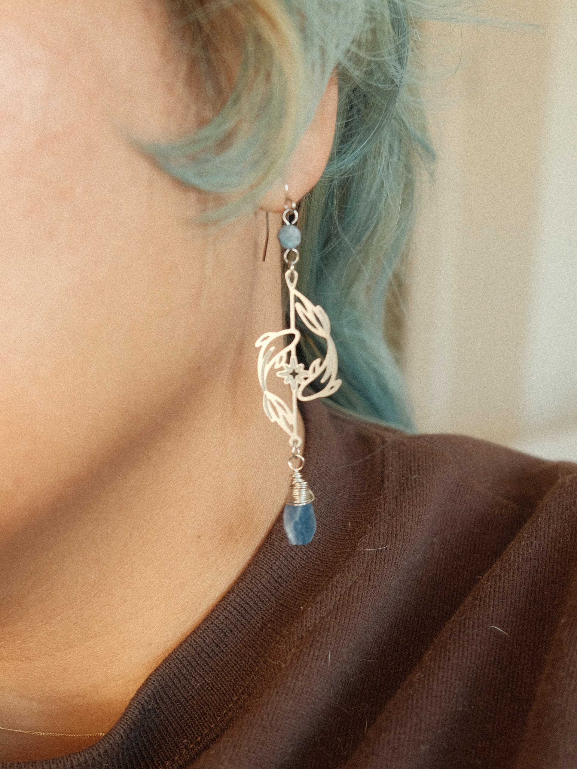 i feel Serene - Blue kyanite earrings product image (6)
