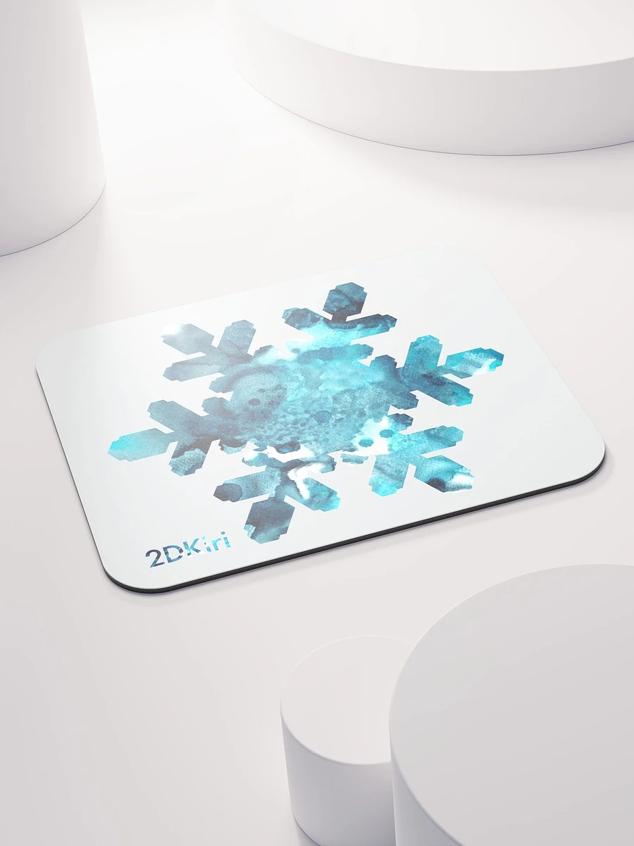 Blue Snowflake Mousepad product image (4)
