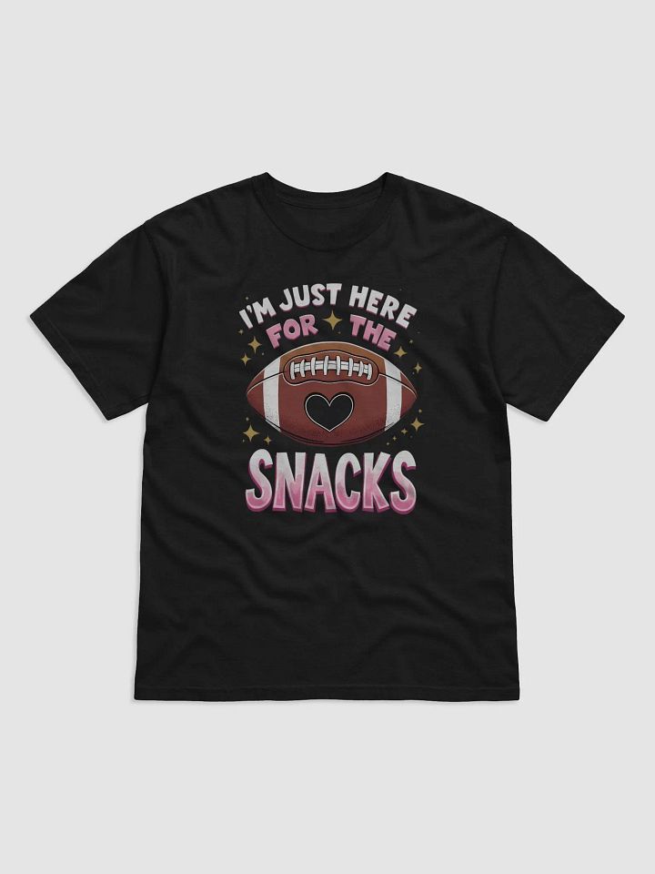 I'm Just Here for the Snacks" Funny Football T-Shirt product image (8)