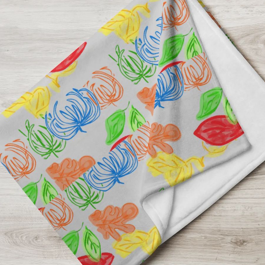 Plant Themed Throw Blanket product image (5)