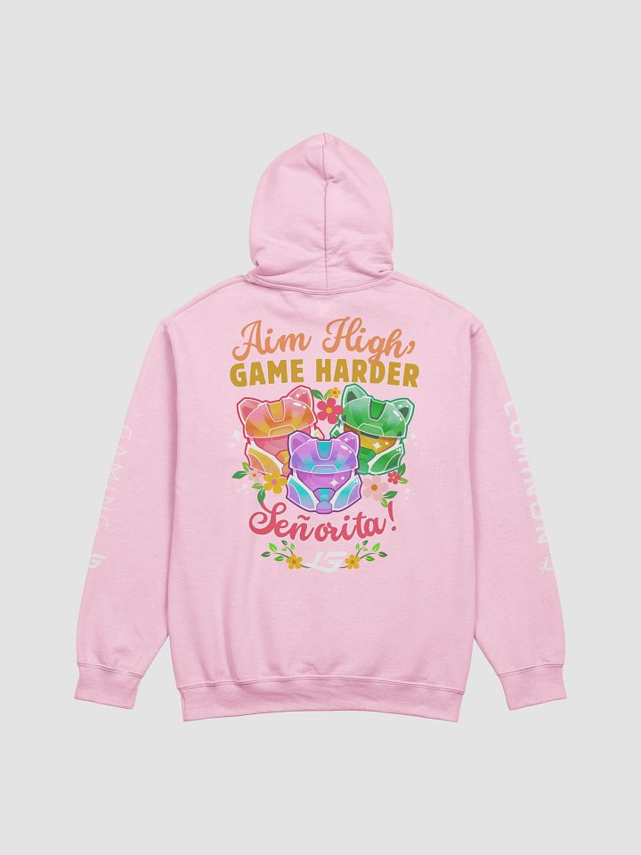 Aim High, Game Harder" Hoodie — Luminon x Gabby♡ product image (2)