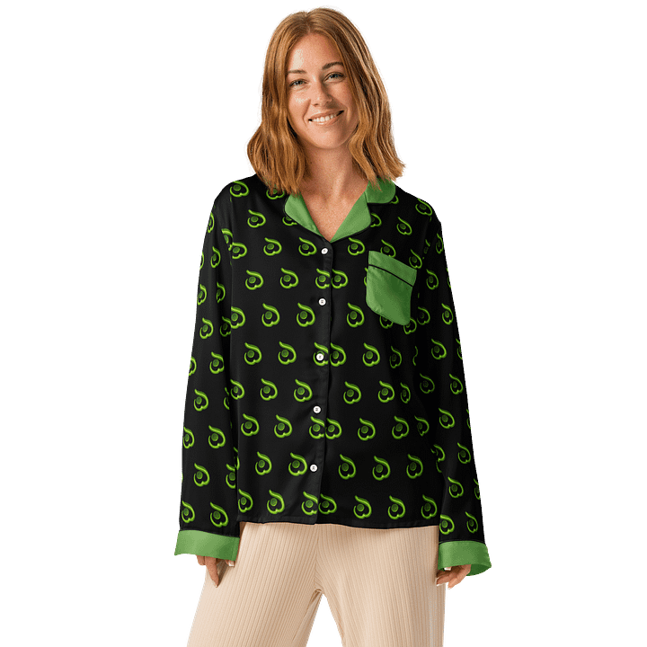 WILLOWISP Field Agent Patterned Long Sleeve Pajama Top product image (1)
