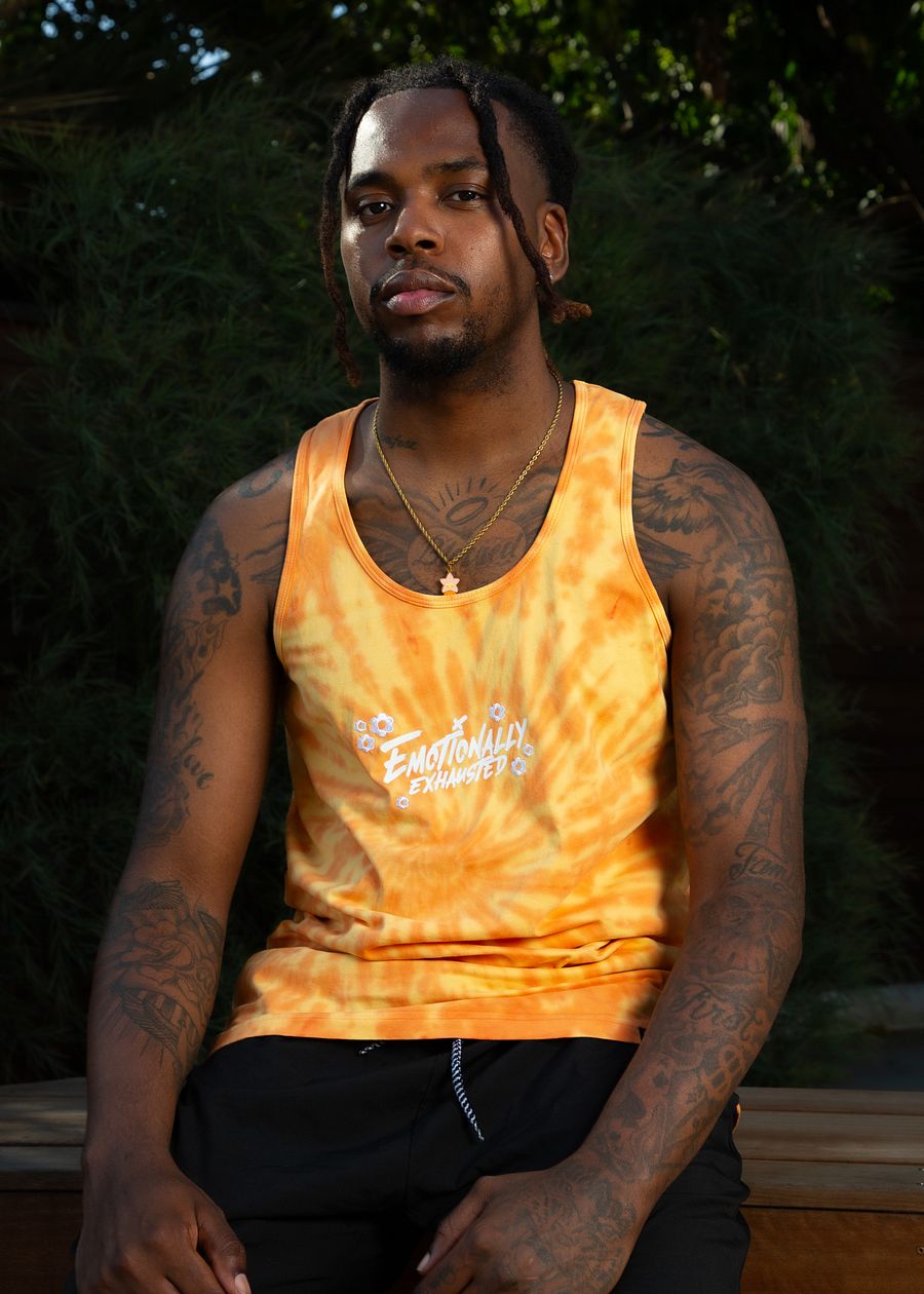 Emotionally Exhausted Tie-Dye Tank product image (6)