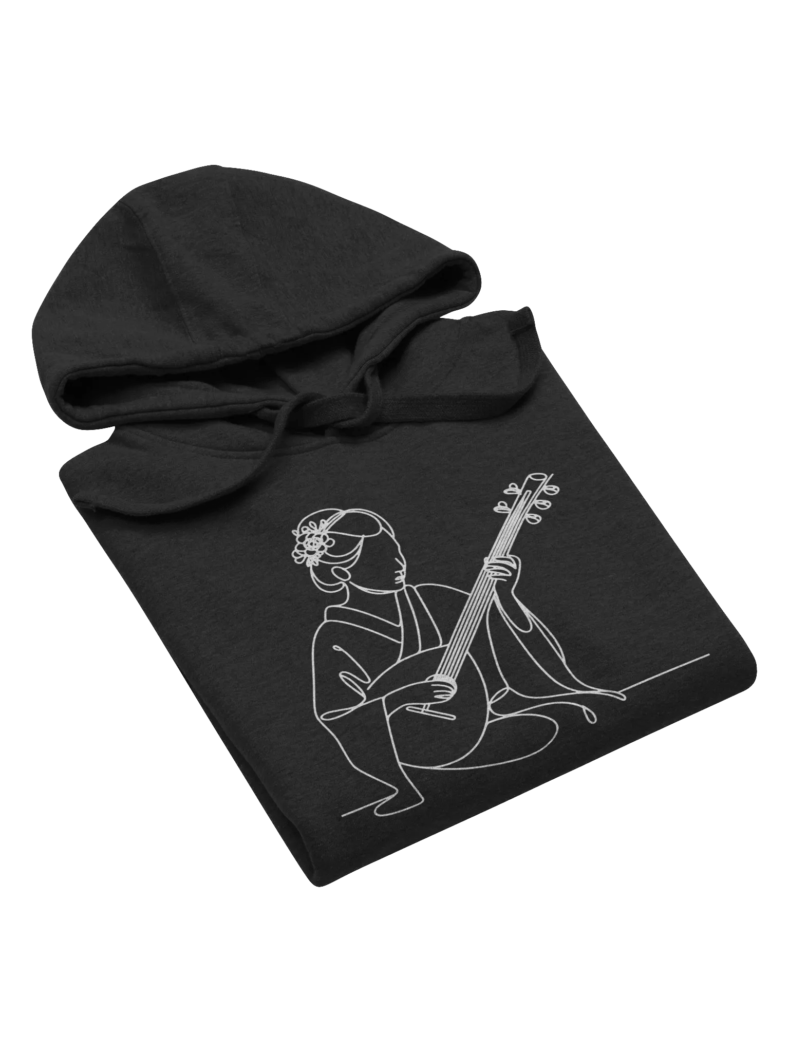 Geisha Biwa Serenade Unisex Hoodie product image (5)