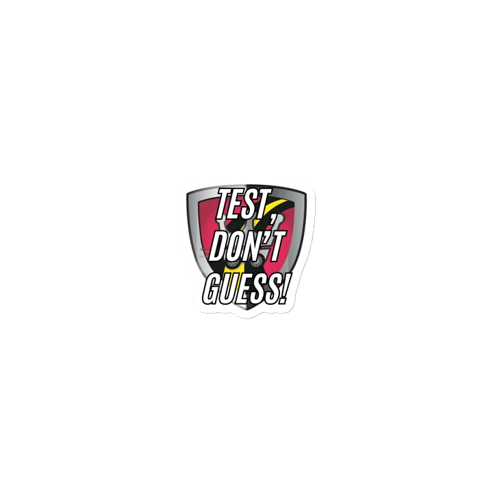 Official Royalty Auto Service "Test, Don't Guess" Die Cut Magnet product image (1)