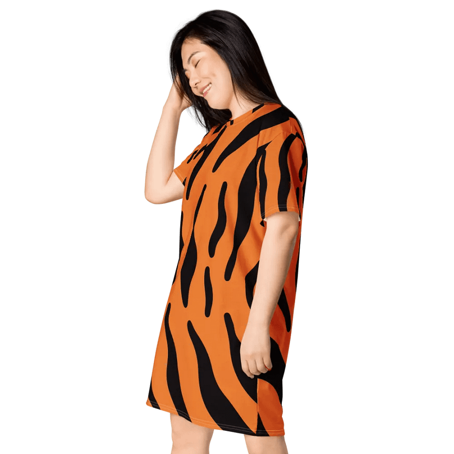 Vibrant Floral Swirl All-Over Dress Tiger product image (3)
