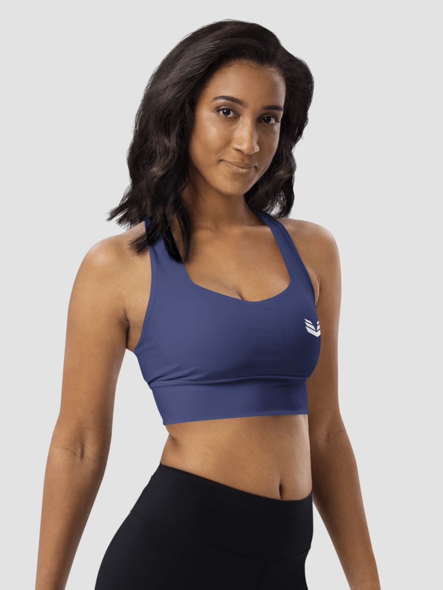 Longline Sports Bra - Blue Nightfall product image (2)