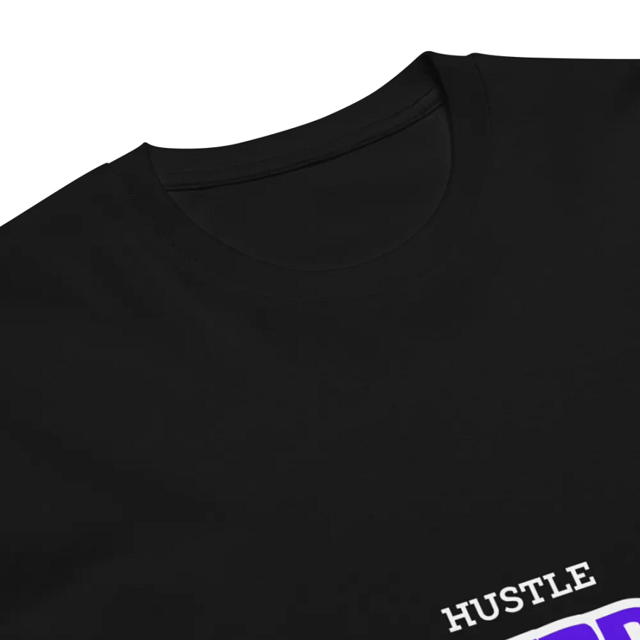 Hustle HARD Blocky Purple Unisex T-Shirt product image (8)