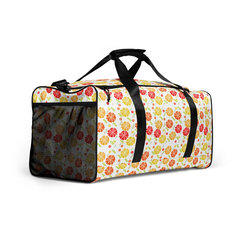 Orange Floral Large Holdall Bag product image (5)