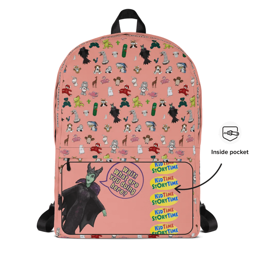 The KidTime StoryTime Character Backpack (Pink) product image (3)