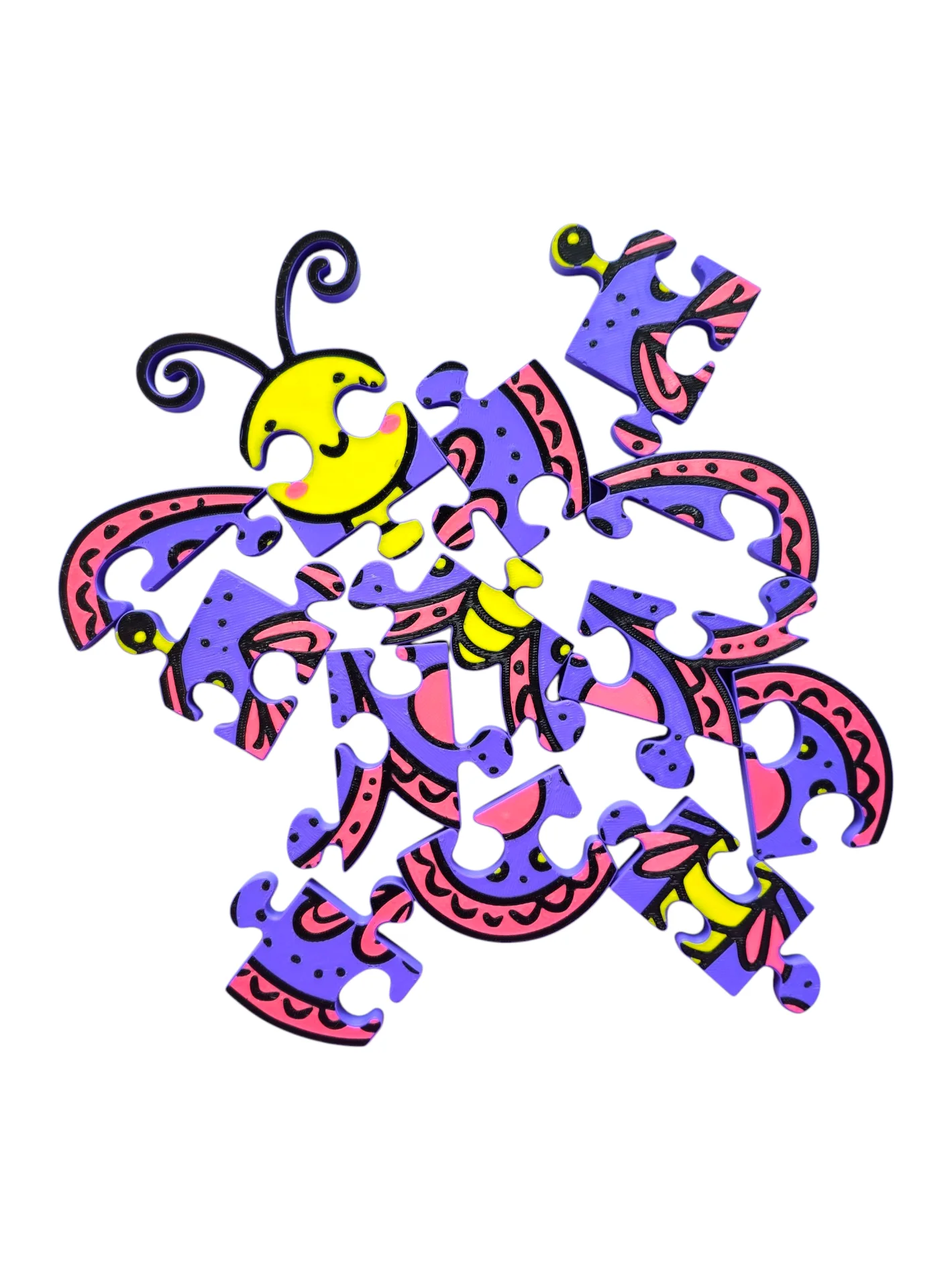 Butterfly 3D Printed Jigsaw Puzzle – A Fluttering Adventure in Every Piece! product image (2)