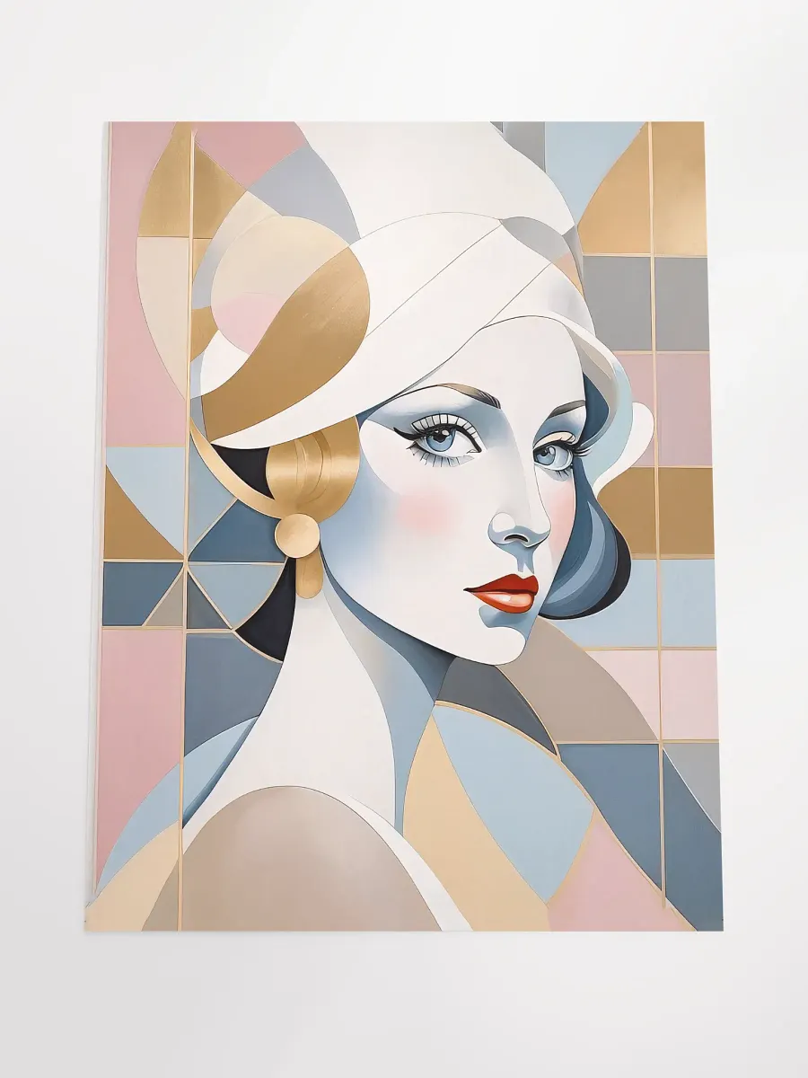 Lady Pastel Poster - Medium Size 18x24 Inches product image (4)