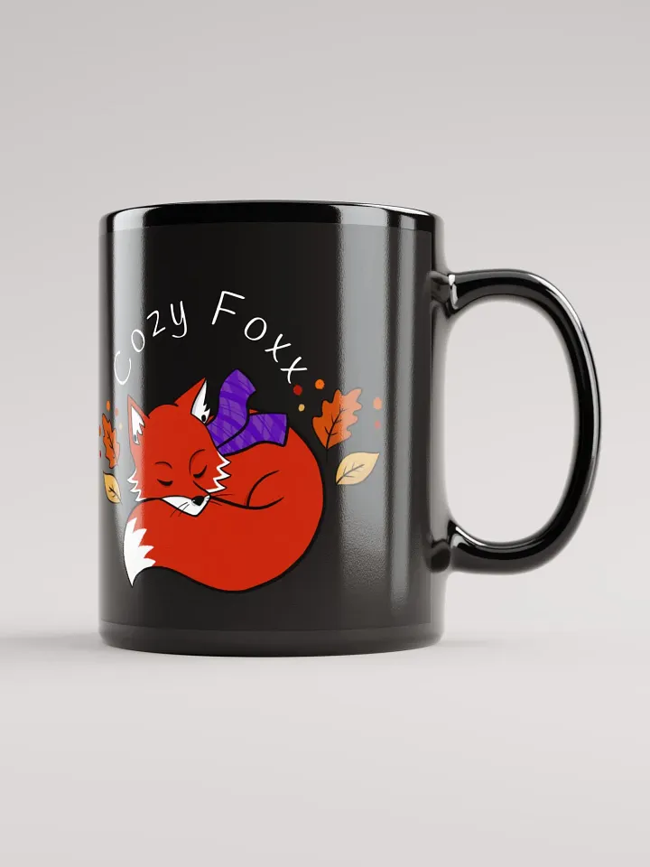 Cozy Foxx Ceramic Mug Black product image (1)