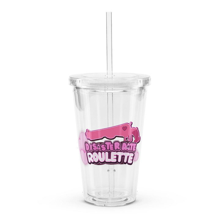 Disaster Date Roulette Double Wall Clear Plastic Tumbler (16 oz) product image (2)