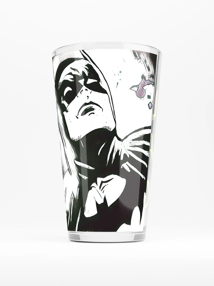 Bat Guy in B&W Shaker Pint Glass product image (2)