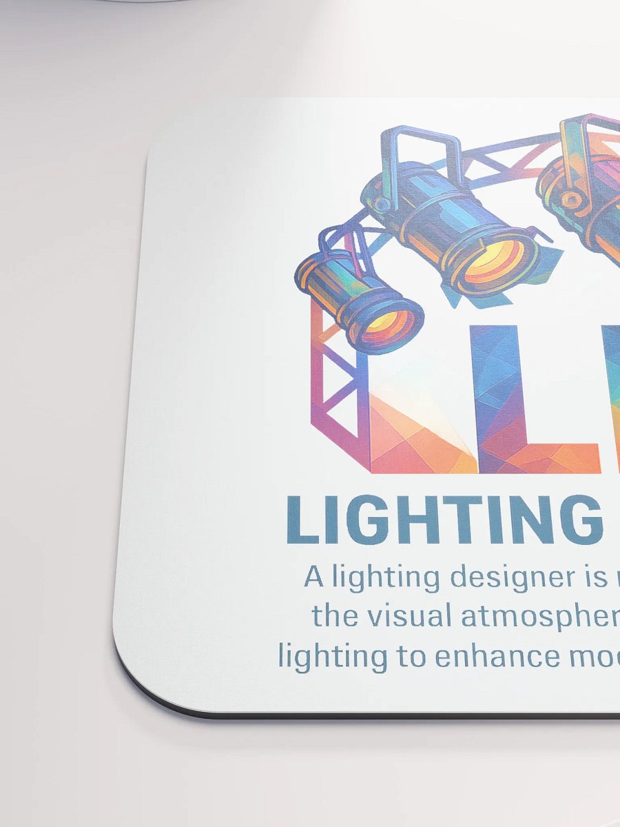 Theatrically Jerry: "LD (Light Designer) Prismatic Series" Mouse Pad product image (7)