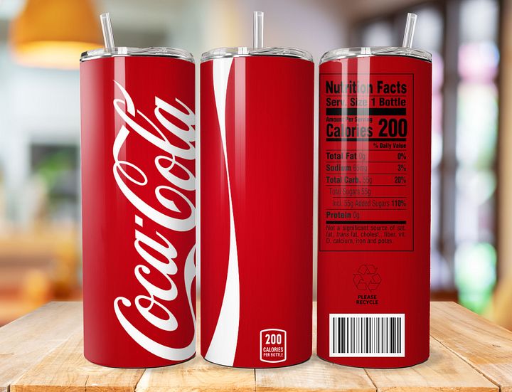 Classic Coca-Cola 20 oz Stainless Steel Tumbler – Iconic Can Design product image (1)