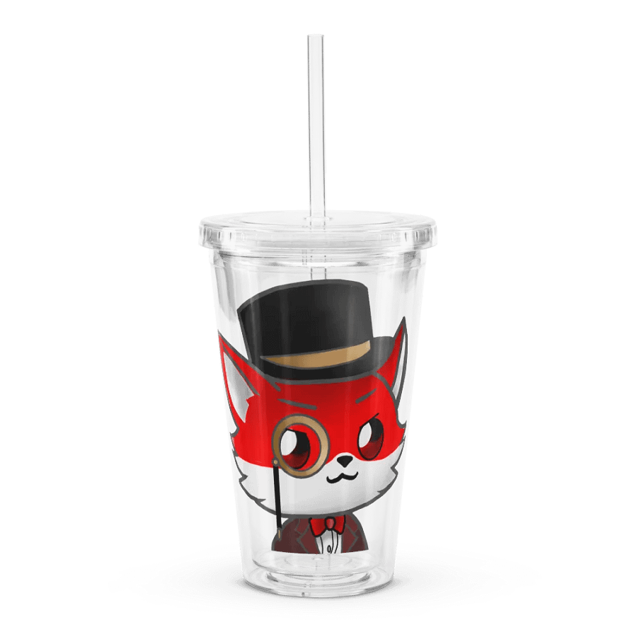 Dapper Fox Clear Tumbler product image (1)