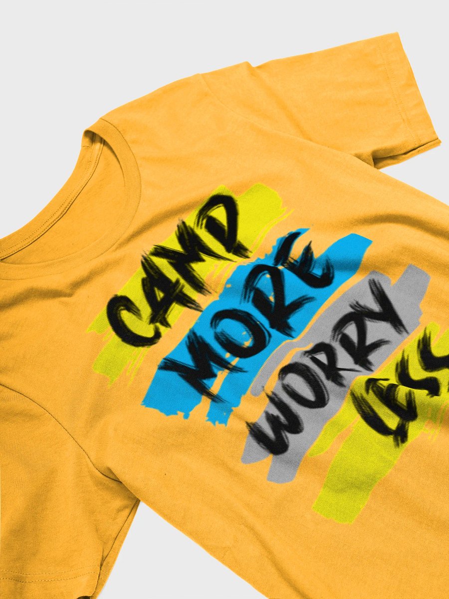 "Camp More Worry Less" Orange T-Shirt Womans product image (3)