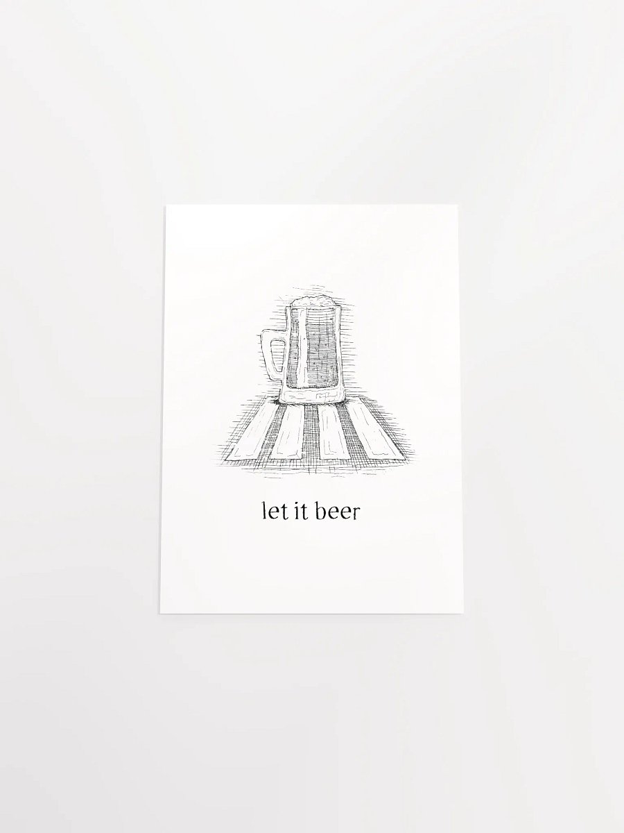Let It Beer - Art Print product image (22)