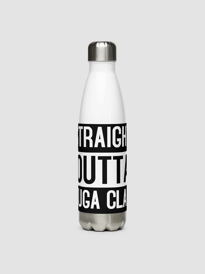 STRAIGHT OUTTA TUGA CLAN STAINLESS STEEL WATER BOTTLE product image (1)