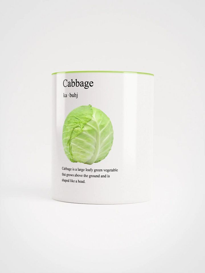 Dictionary Cabbage Ceramic Mug product image (1)