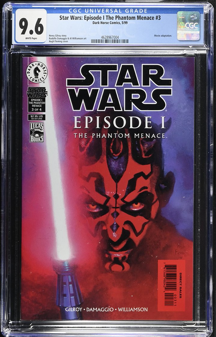 Star Wars: Episode I – The Phantom Menace #3 (1999) | CGC 9.6 | 1st Darth Maul in Comics | Hugh Fleming Cover product image (1)