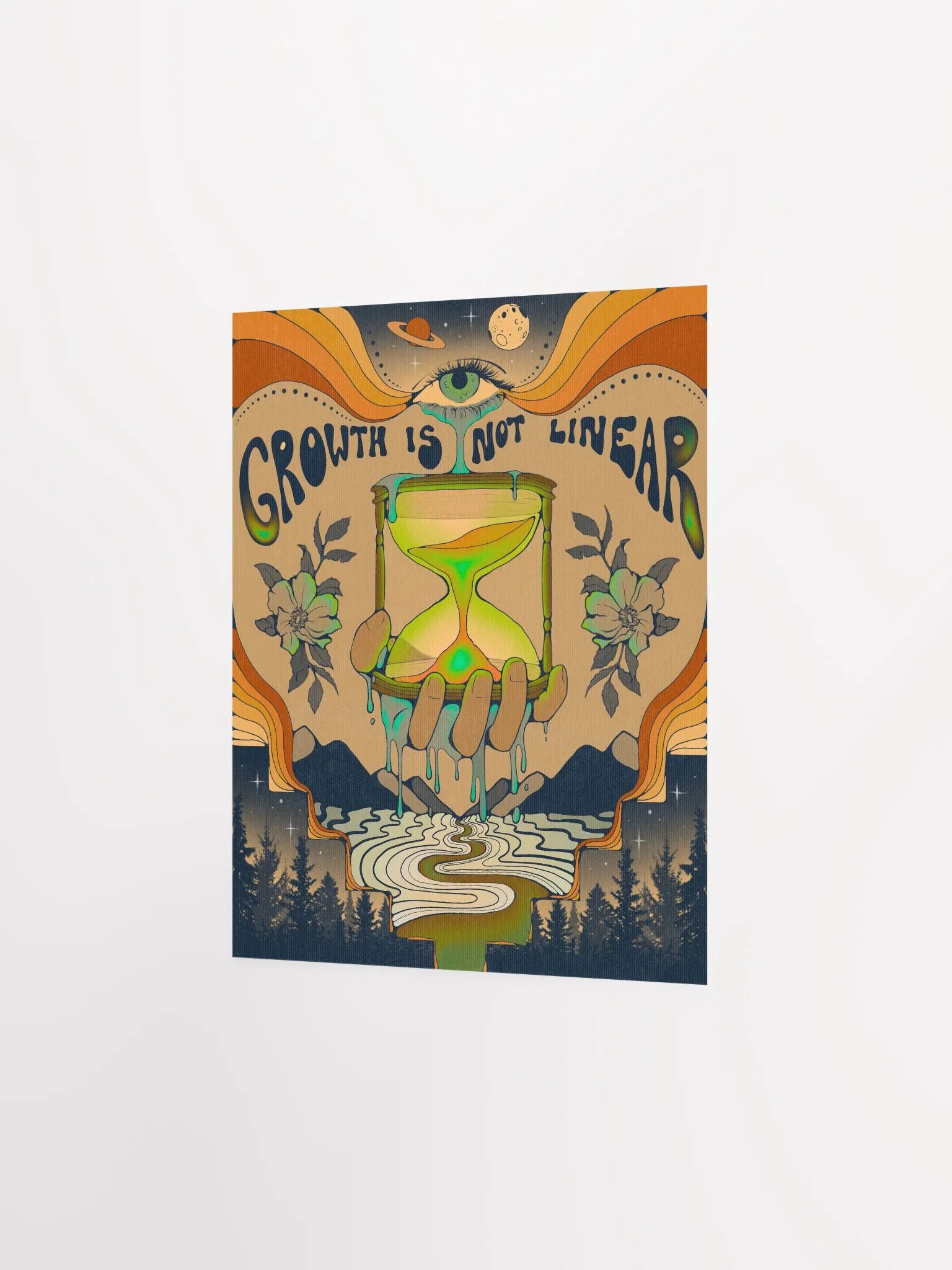 Matte Poster - Growth Is Not Linear product image (1)