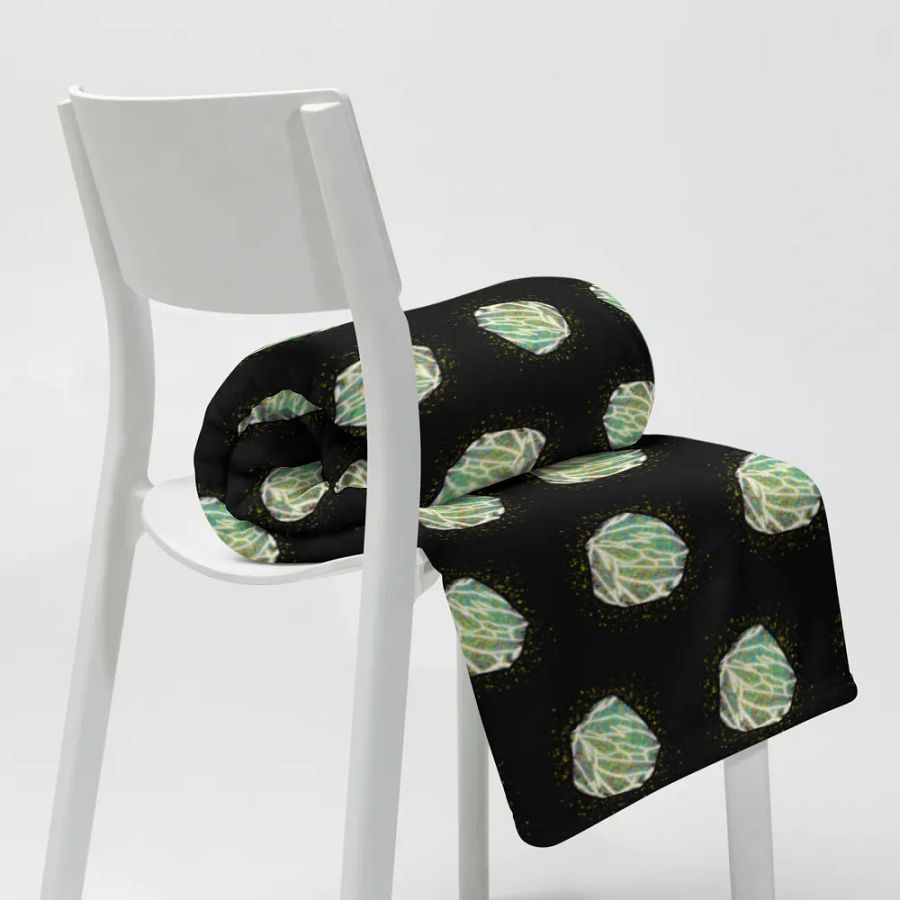 ItsMeHarp Shiny rock Throw Blanket product image (20)