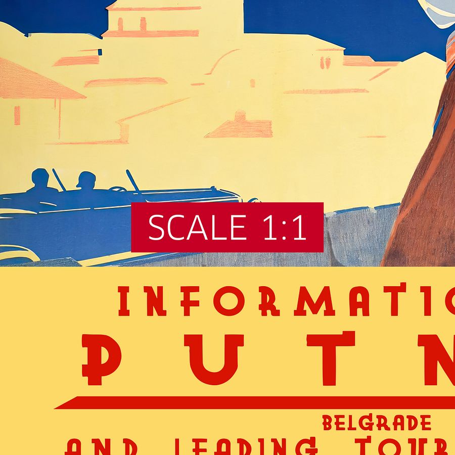 Yugoslavia. Denmark, 1930s (English version) — retro vintage travel poster product image (5)