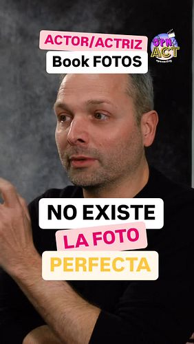 ✨ ¿Existe la foto perfecta para un actor o actriz?
La respuesta de Moi Fernández (fotógrafo especializado en actores) es clar...