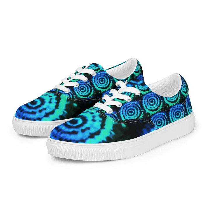 Blue moon splash lace up canvas shoes (mens) product image (2)