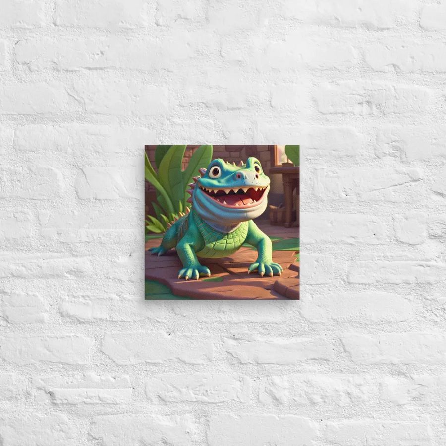 Endangered Species - Mexico - Morelet´s Crocodile Canvas Art product image (12)