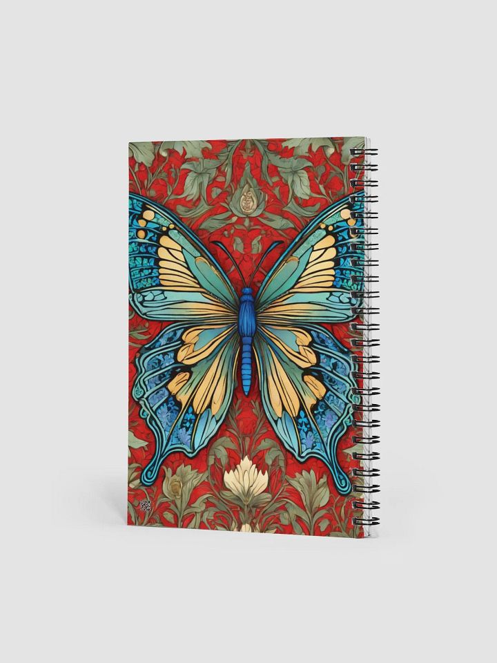 Spiral Notepad William Morris Inspired Butterfly Seven product image (2)
